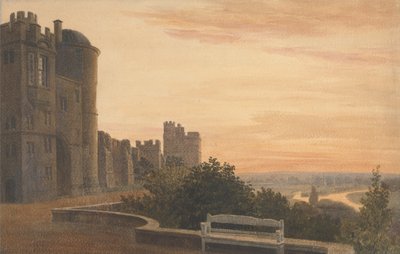 Blick auf die Terrasse in Windsor von Peter de Wint